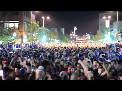 Mass Street Lawrence Kansas KU Final Four 3/30/2012 (HD Version)