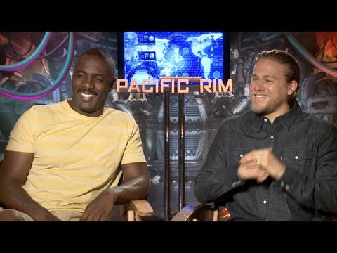 PACIFIC RIM Interviews: Charlie Hunnam, Idris Elba, Charlie Day, Ron Perlman and Guillermo del Toro