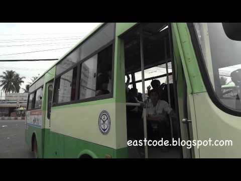 Ben xe Tra men bus station Soc Trang province Vietnam