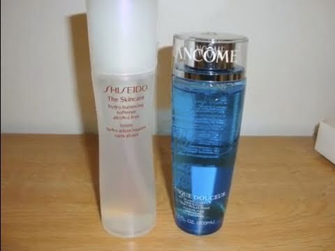 What is Toner? Lancome vs Shiseido Toner Review