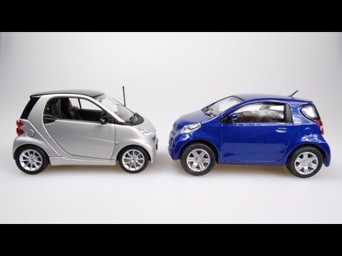 The Smart Fortwo vs the Toyota IQ