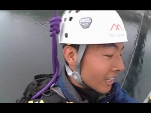 Jumping off a Bridge in Norway