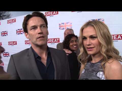 ScreenSlam -- GREAT BRITISH FILM RECEPTION - Stephen Moyer & Anna Paquin Interview