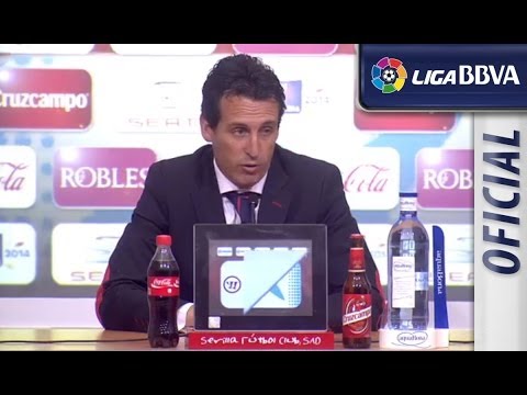 Rueda de Prensa de Emery tras el Sevilla FC (2-1) Real Madrid - HD