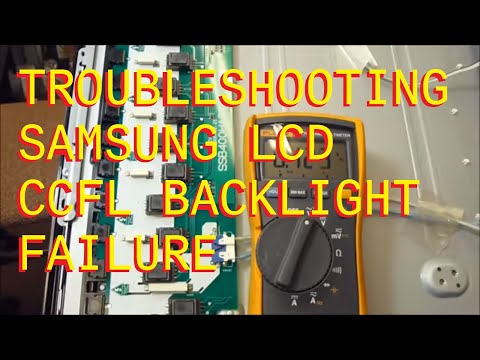 Troubleshooting LCD Backlight Failure Samsung LNT-4066