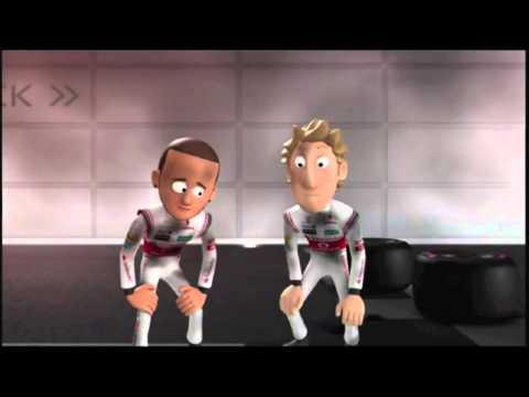 McLaren Tooned featuring Lewis Hamilton & Jenson Button (HD)