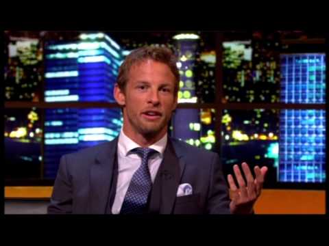 Jenson Button on the Jonathan Ross Show.