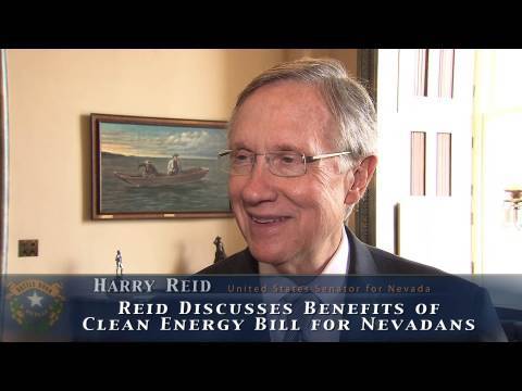 Reid Discusses Benefits of Clean Energy Bill for Nevadans