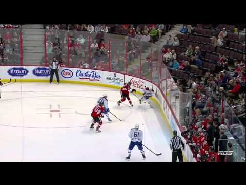 Raphael Diaz (1) Goal: Montreal Canadiens 2 Ottawa Senators 5. September 25th 2013. (HD)