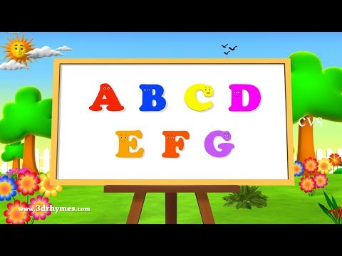 Alphabet Songs | ABC Songs for Children - 3D Animation Learning ABC Nursery Rhymes 3