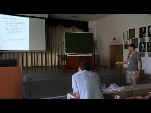 CSEDays. Theory 2013. The Lovasz Local Lemma (Mario Szegedy). 2day (part I)