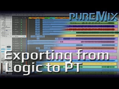 Export from Logic to Pro Tools