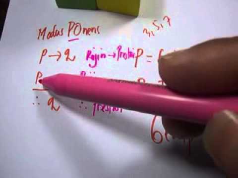 Logika matematika sma - modus ponens menarik kesimpulan