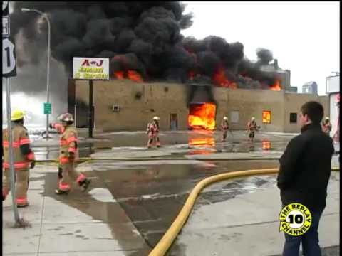 FIRE Destroys Building Jamestown ND Feb 17