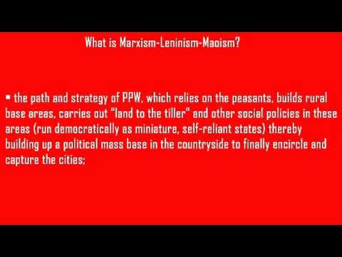 What is Marxism-Leninism-Maoism?