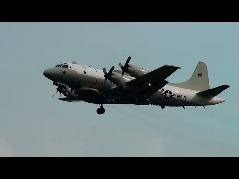 US Navy 156511 EP-3 Go Around Portland Airport (PDX)