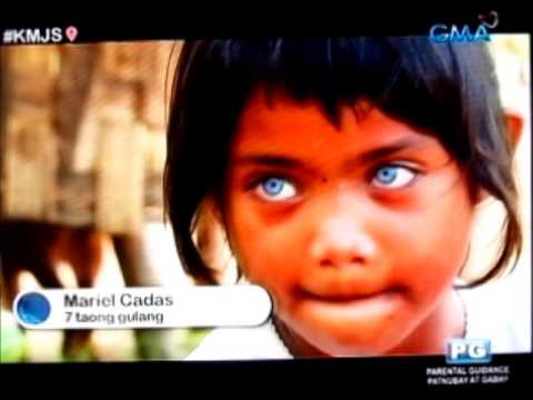 Blue-eyed Filipino Girl - KAPUSO MO JESSICA SOHO (May 12, 2013)