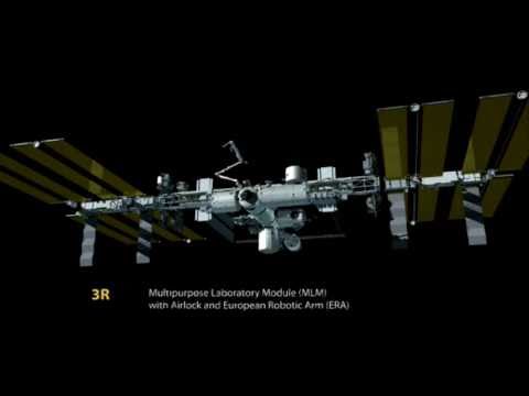 ISS Assembly Time-Lapse Animation