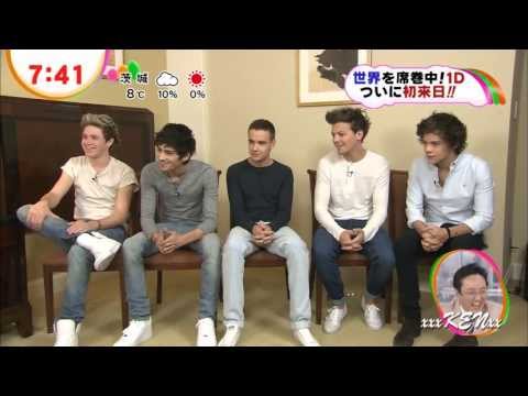 One Direction in Japan Tokyo News program 1D ② HD