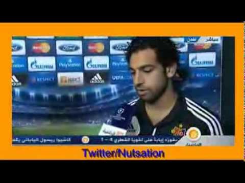 لقاء محمد صلاح بعد مباراه تشيلسى 18 9 2013 - Mohamed Salah Interview After Match Fc Chealsa 2 - 1