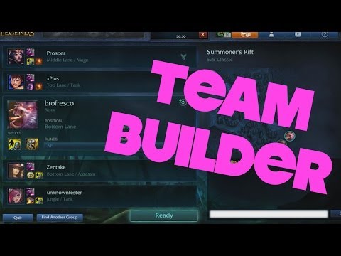 Team Builder Preview: New Champion Select - League of Legends PBE