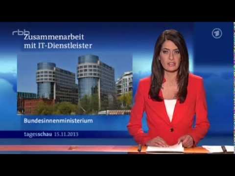 ARD Tagesschau - Bundesregierung beauftragt US-Spionage-Firma #CSC - 15.11.2013