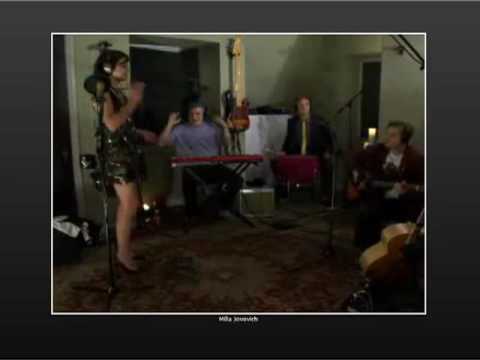 Milla Jovovich Live Twitterbration Concert on Vokle.com Part 1