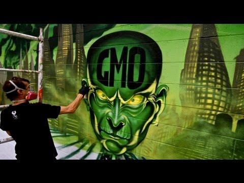 Graffiti Artists vs. GMOs (Genetically Modified Organisms)