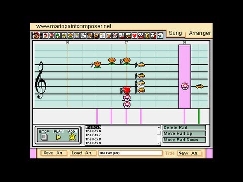 Ylvis - The Fox - Mario Paint Composer