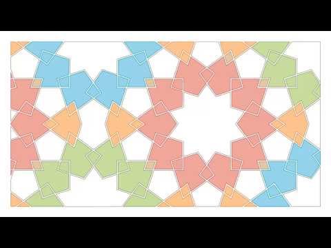 How to draw an Islamic Geometric Pattern - Mamluk Star 2