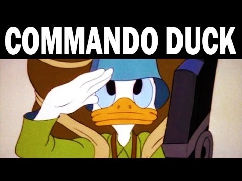 Commando Duck: Donald Duck Against the Japanese | 1944 | WW2 Animated Propaganda Film by Walt Disney