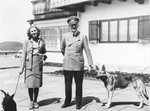 Adolf Hitler and Eva Braun