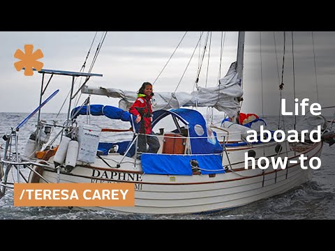 Liveaboard life: self-sufficient w/ solar, sails & VHF radio