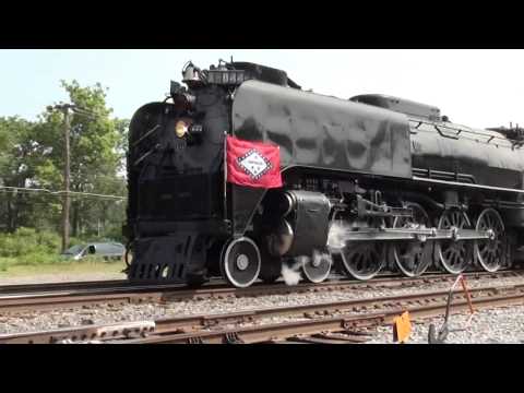 Pt.2 1944 Union Pacific Steam Locomotive No. 844 Departing Bald Knob Arkansas June 8, 2011