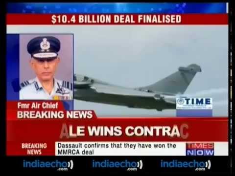 French Dassault Aviation wins contract India for Rafale multirole fighter aircraft Indian Air Force