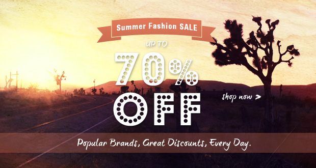Summer Fashion SALE up to 70% Off