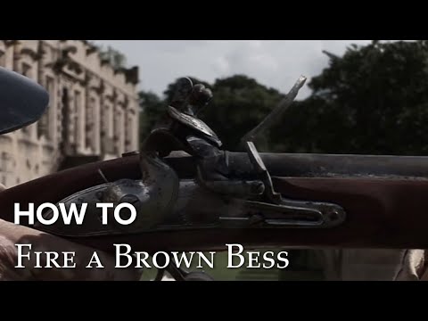 How to fire a Brown Bess musket - English Heritage