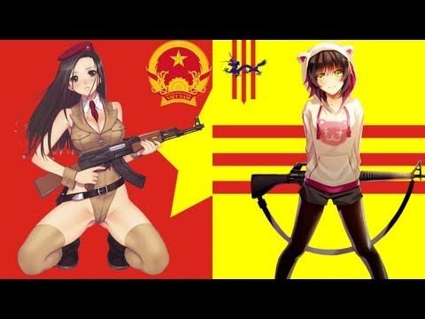 North Vietnam ベトナム民主共和国 South Vietnam ベトナム共和国