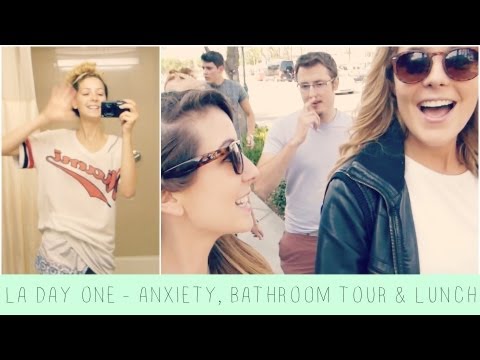 Arriving, Anxiety, Lunch & Bathroom Tour