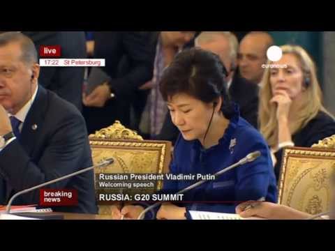 Opening of the G20 Summit in St Petersburg (recorded live feed)