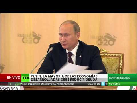 Discurso de apertura de Vladímir Putin en la cumbre del G-20