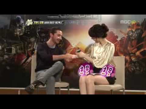 Shia LaBeouf and Megan Fox Korean TV show interview for Transformers 2