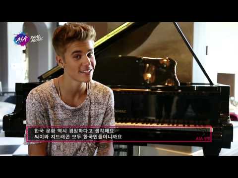 Justin Biebers Interview with the Korean Branch of AIA