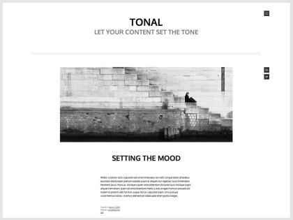 Tonal WordPress Theme