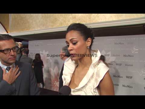 INTERVIEW: Zoe Saldana on wearing MaxMara and what she lo...