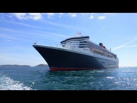 QUEEN MARY 2 VISITING ST. PETER PORT, GUERNSEY