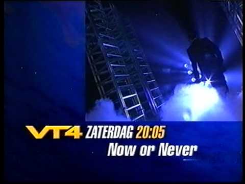 VT4, ca. 1999: trailers Now or Never en Mister Belgium