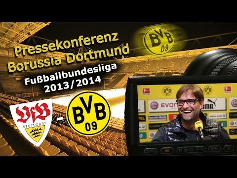 BVB Pressekonferenz : VfB Stuttgart - Borussia Dortmund : Bundesliga Pk Jürgen Klopp