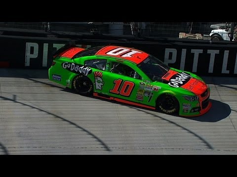 Danica Patrick Wrecks Early in Practice - Bristol - 2014 NASCAR Sprint Cup