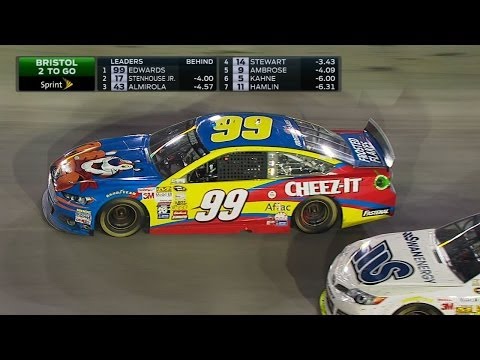 Carl Edwards Wins Bristol Spring Race - 2014 NASCAR Sprint Cup